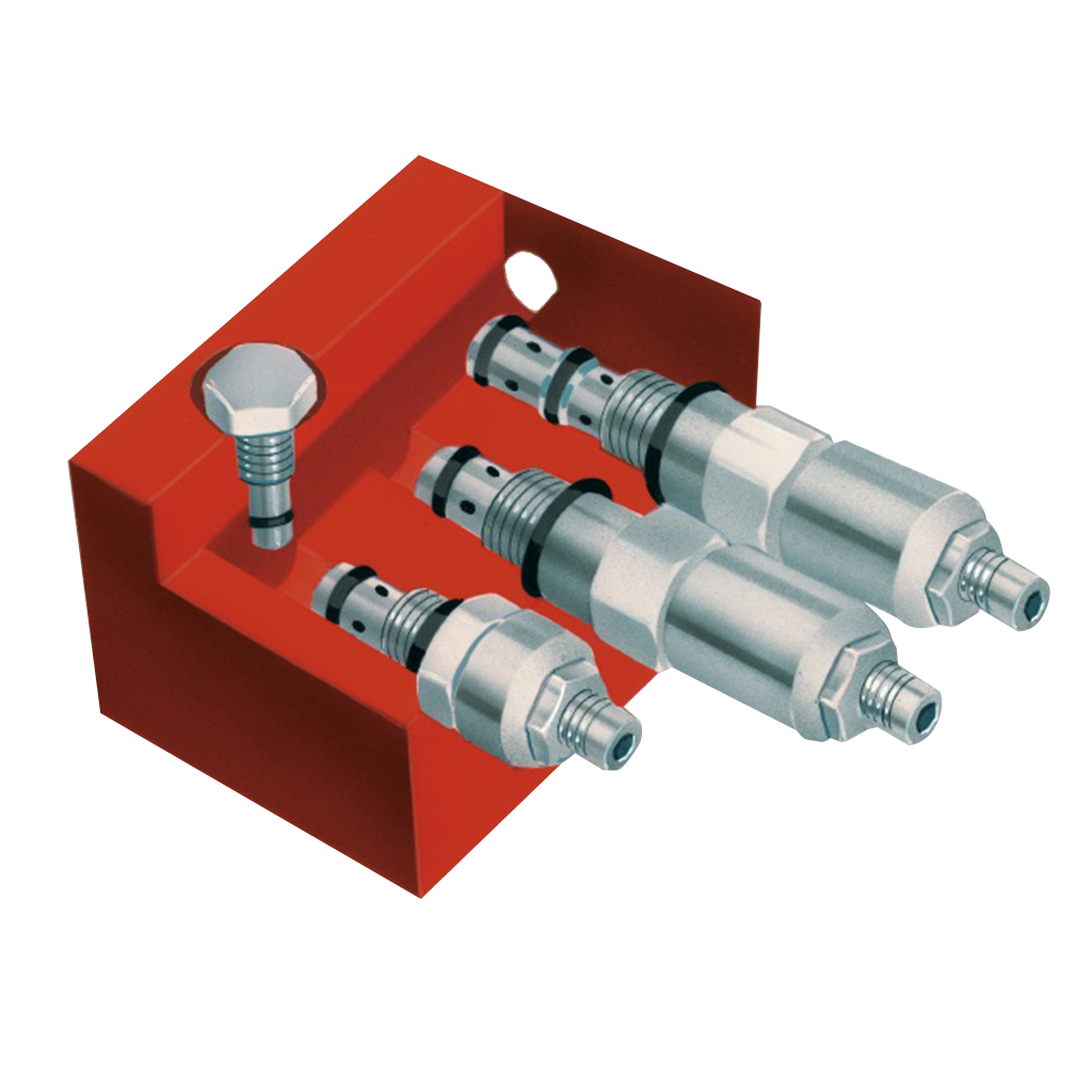 hydraulic starter components manifold block